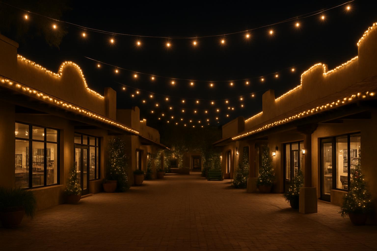 Old Town Scottsdale Retail Courtyard lighting project in Old Town Scottsdale, AZ